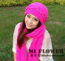 成人帽子围脖针织视频,跟随视频学习成人帽子围脖针织技巧  第3张